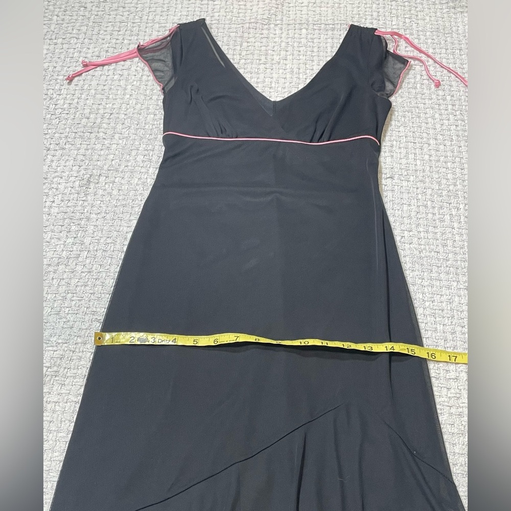 Vintage 90’s Y2K Cocktail Prom Party Dress Black & Pink Byer Too Size Small - Picture 11 of 16